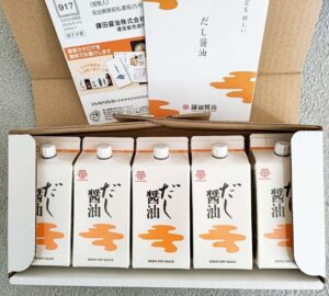 日本管財 株主優待 だし醤油